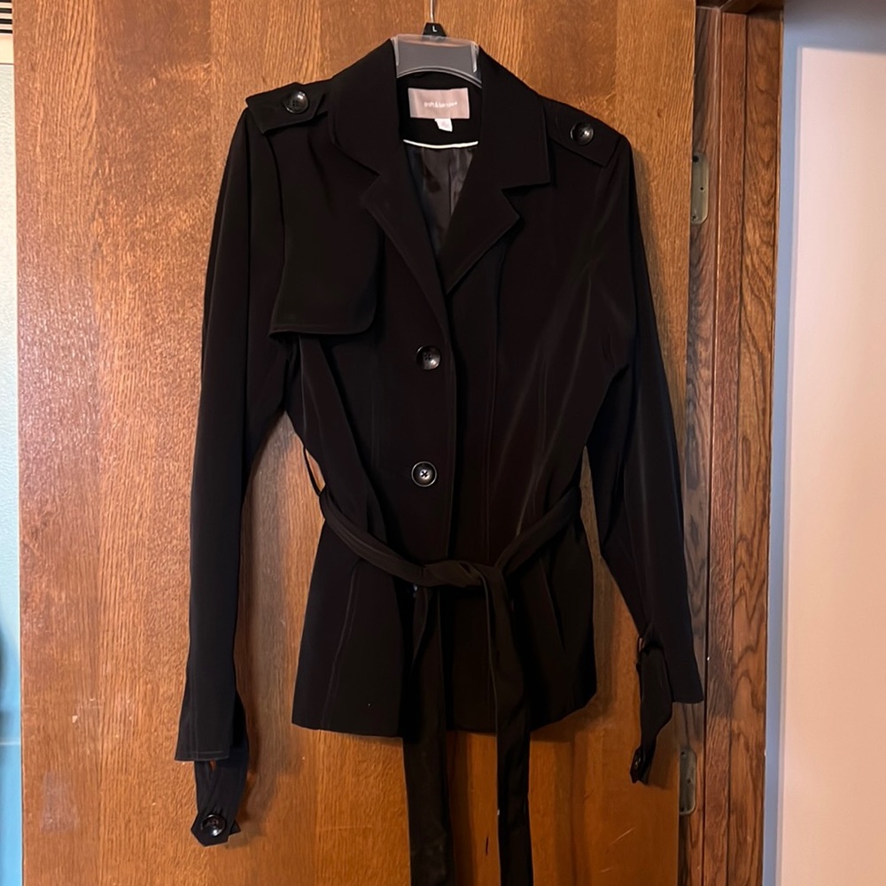 Black classic rain coat